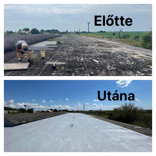 lapostető szigetelés purhabbal