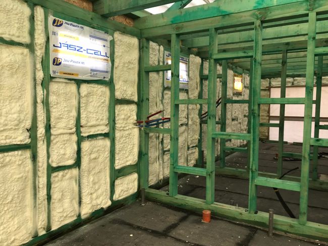 nyitottcellás purhab szigetelés lapostető szigetelés kialakításához